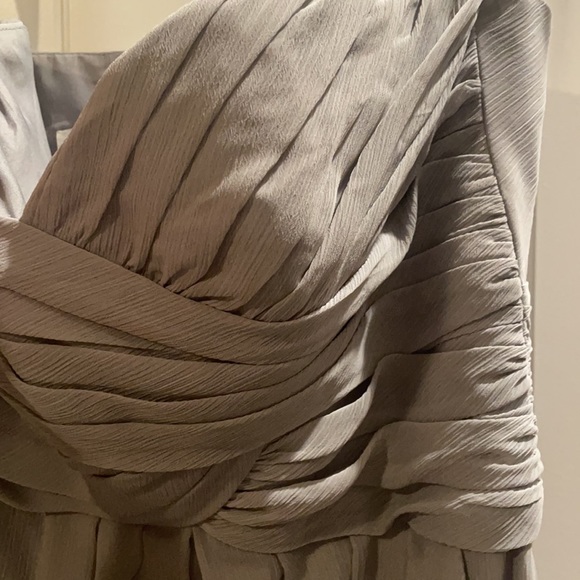 David's Bridal gown dress Mercury 2 strapless - Picture 2 of 6